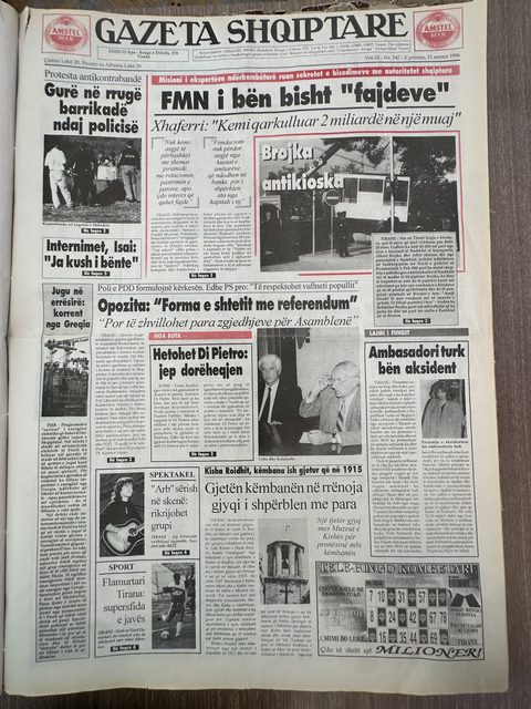 Gazeta Shqiptare 1996-11-15